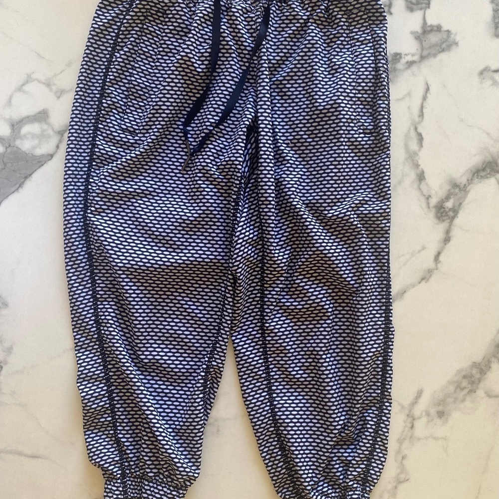 Kyodan Baggy Cropped yoga Leggings Black & White XSmall